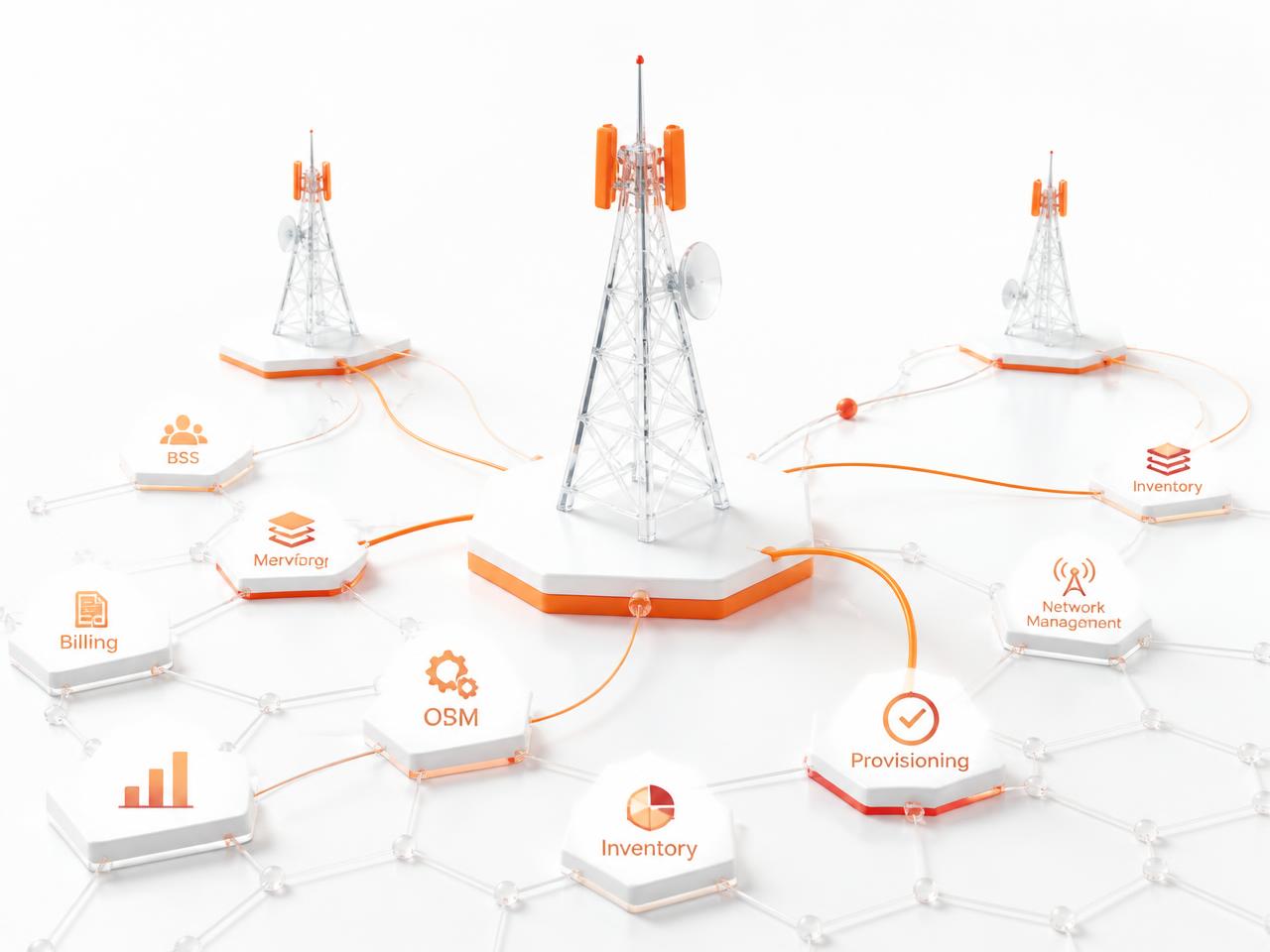 Carrier-grade telecom OSS and BSS stack for network operators